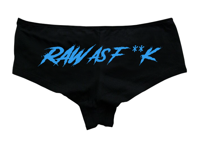 ESI Raw As F**k Hotpants Small / Blue Hot Pants - Rave Central Hardstyle and Hardcore Merchandise