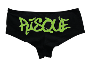 Risqué Hotpants Small / Glow In The Dark Green Hotpants - Rave Central Hardstyle and Hardcore Merchandise