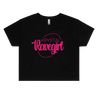 Krystal Ravegirl Crop T-Shirt #1 X Small / UV Pink Crop Top - Rave Central Hardstyle and Hardcore Merchandise