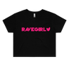 Krystal Ravegirl Crop T-Shirt #3 X Small / UV Pink Crop Top - Rave Central Hardstyle and Hardcore Merchandise
