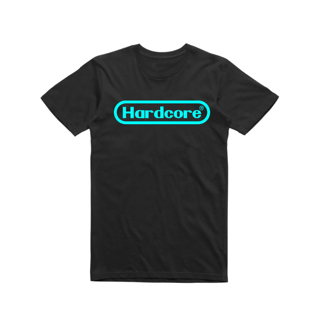 Hardtendo Hardcore T Shirt - Rave Central Small / Neon Blue - Rave Central Hardstyle and Hardcore Merchandise