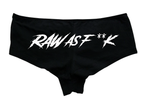 ESI Raw As F**k Hotpants Small / White Hot Pants - Rave Central Hardstyle and Hardcore Merchandise