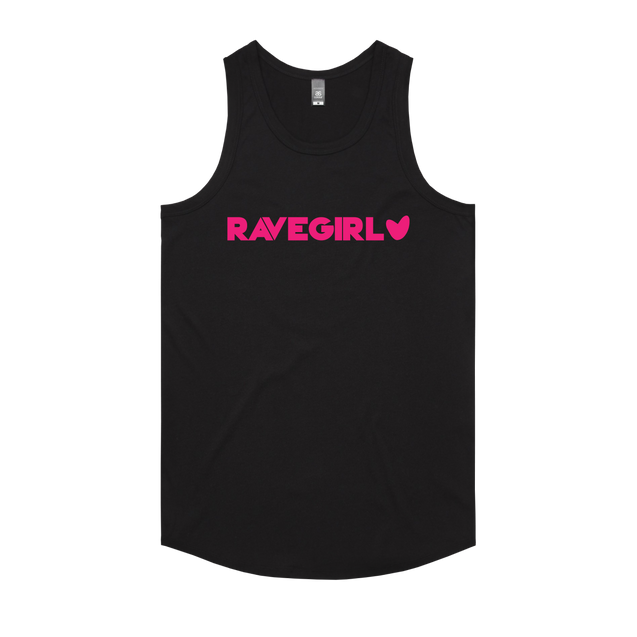 Krystal Ravegirl Singlet #3 Small / UV Pink Singlet - Rave Central Hardstyle and Hardcore Merchandise