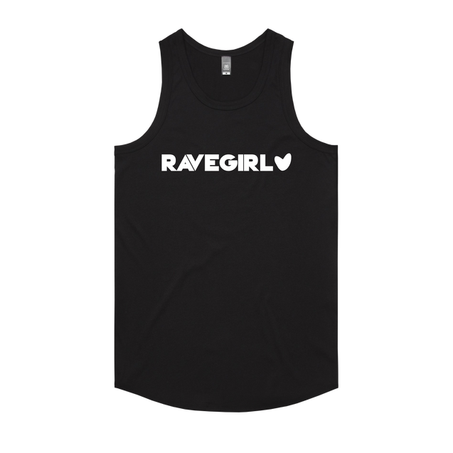 Krystal Ravegirl Singlet #3 Small / White Singlet - Rave Central Hardstyle and Hardcore Merchandise