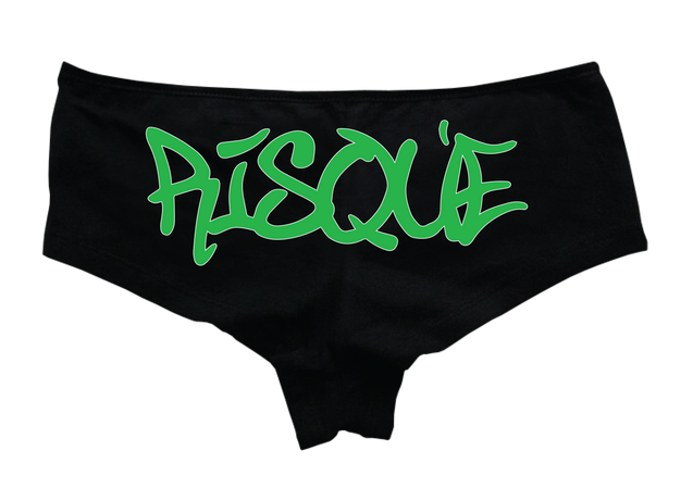 Risqué Hotpants Small / UV Green Hotpants - Rave Central Hardstyle and Hardcore Merchandise