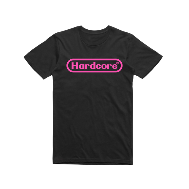 Hardtendo Hardcore T Shirt - Rave Central Small / Neon Pink - Rave Central Hardstyle and Hardcore Merchandise