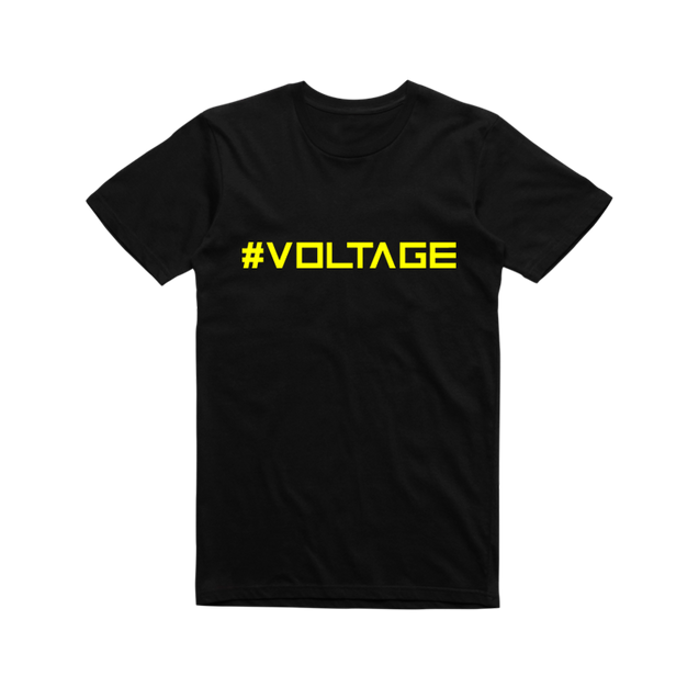 High Voltage - #Voltage T-Shirt Small Shirt - Rave Central Hardstyle and Hardcore Merchandise