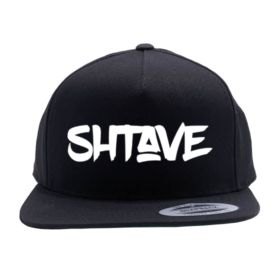 Shtave Snapback - Rave Central Black Hat - Rave Central Hardstyle and Hardcore Merchandise