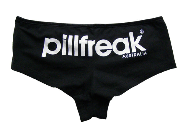 Pillfreak Hotpants Small / Black/White Hot Pants - Rave Central Hardstyle and Hardcore Merchandise