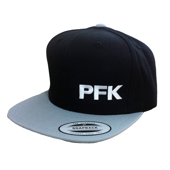 Pillfreak PFK Colour Bill Snapback Grey Hat - Rave Central Hardstyle and Hardcore Merchandise