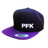 Pillfreak PFK Colour Bill Snapback Purple Hat - Rave Central Hardstyle and Hardcore Merchandise