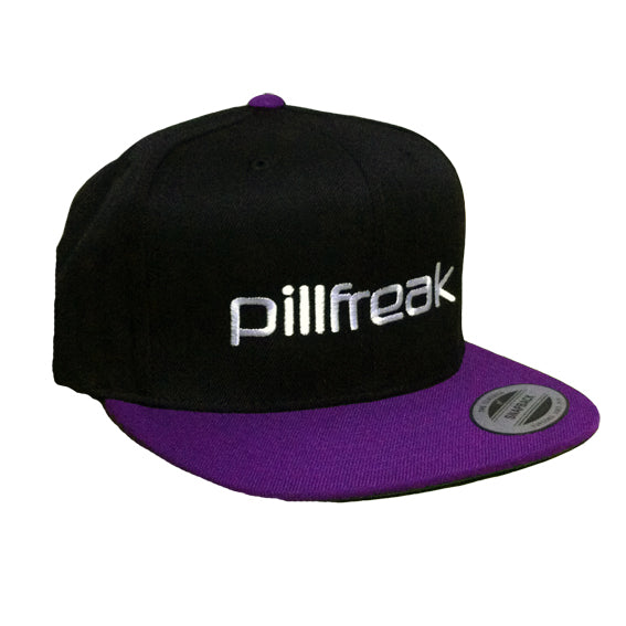 Pillfreak Colour Bill Snapback Purple Hat - Rave Central Hardstyle and Hardcore Merchandise