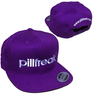 Pillfreak Snapbacks Purple Hat - Rave Central Hardstyle and Hardcore Merchandise