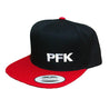 Pillfreak PFK Colour Bill Snapback Red Hat - Rave Central Hardstyle and Hardcore Merchandise