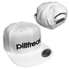 Pillfreak Snapbacks White Hat - Rave Central Hardstyle and Hardcore Merchandise