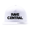 Rave Central Snapback White/Black Hat - Rave Central Hardstyle and Hardcore Merchandise