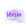 XDream Snapback White/Purple Hat - Rave Central Hardstyle and Hardcore Merchandise